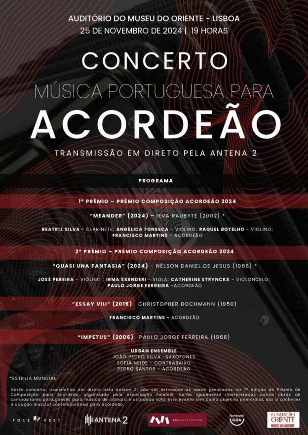 Concerto “Música Portuguesa para Acordeão” 2024