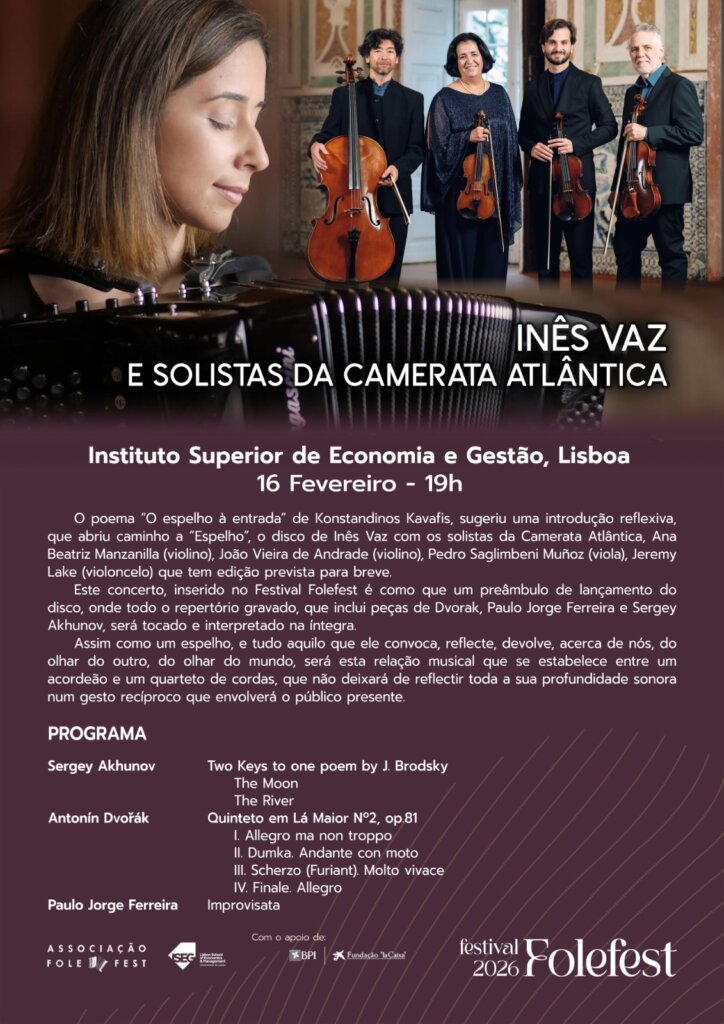 Concerto Festival Folefest 2026 – Inês Vaz e Solistas da Camerata Atlântica